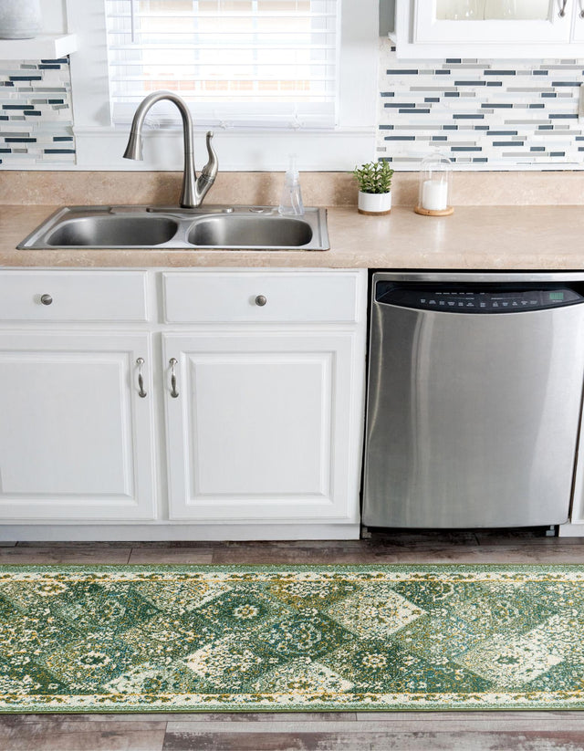 Green 2' x 6' 1 Penrose Runner Area Rug