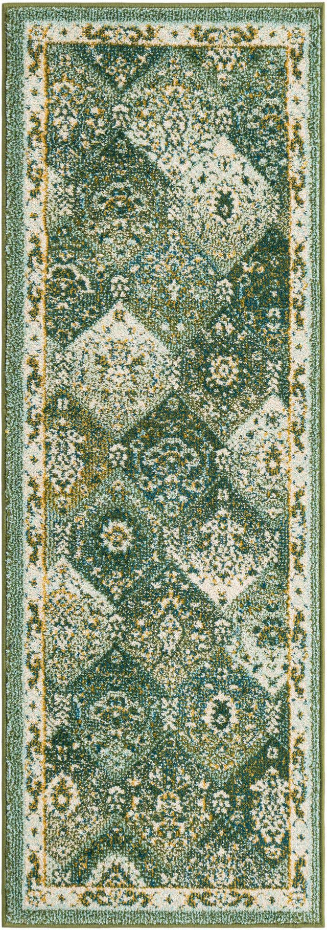 Green 2' x 6' 1 Penrose Runner Area Rug