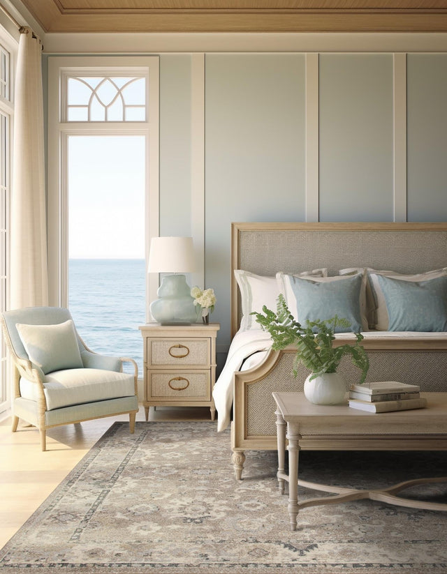 Beige Brown 10' x 10' Penrose Square Area Rug