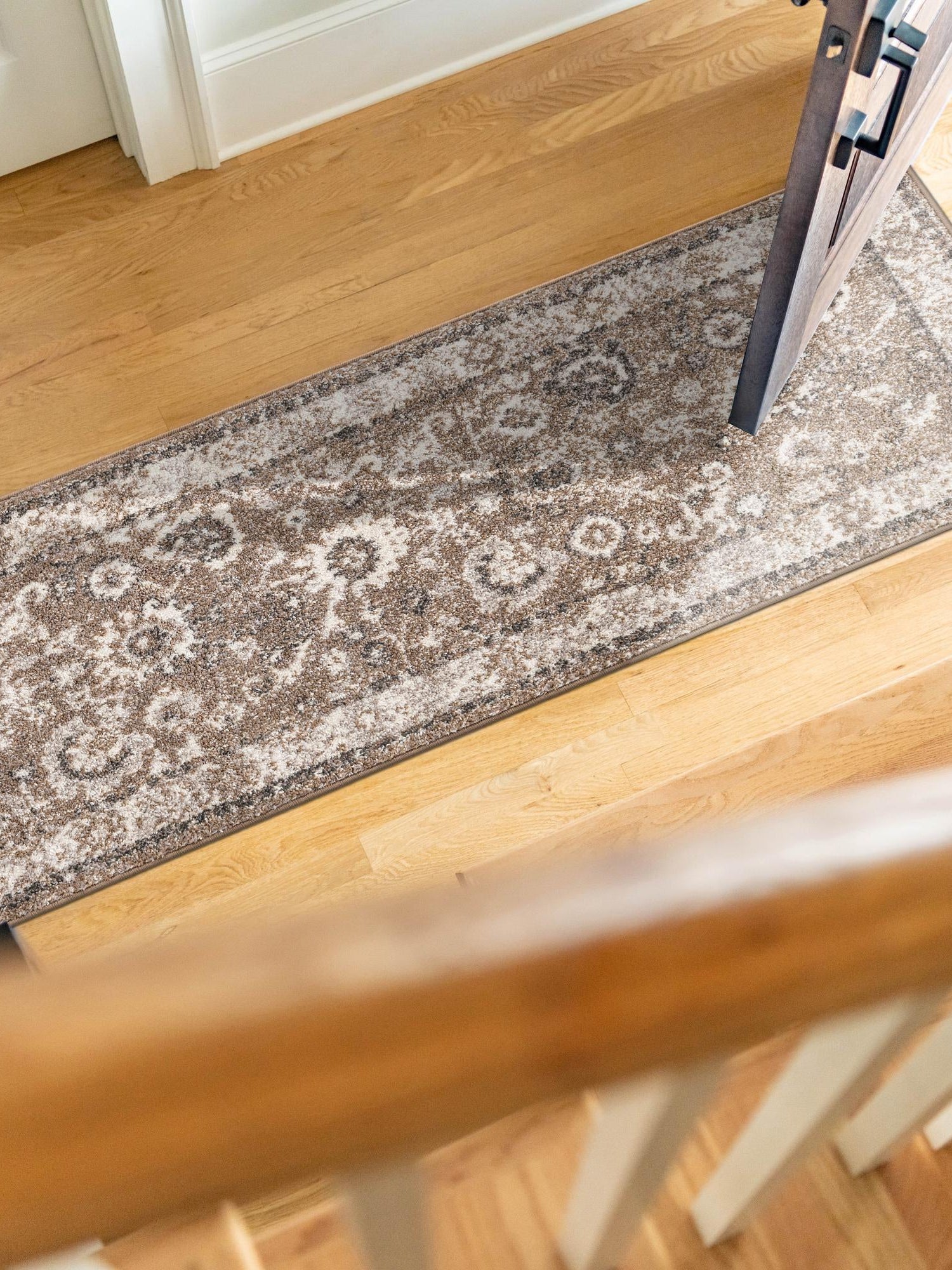 Beige Brown 2' x 6' 1 Penrose Runner Area Rug
