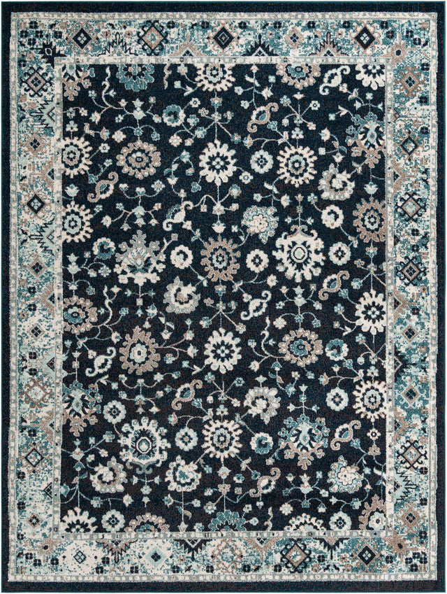 Navy Blue 9' x 12' Penrose Rectangle Area Rug