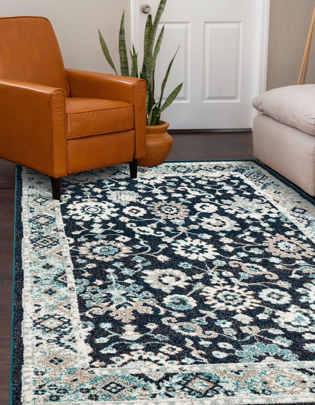 Navy Blue 3' 1 x 5' 3 Penrose Rectangle Area Rug