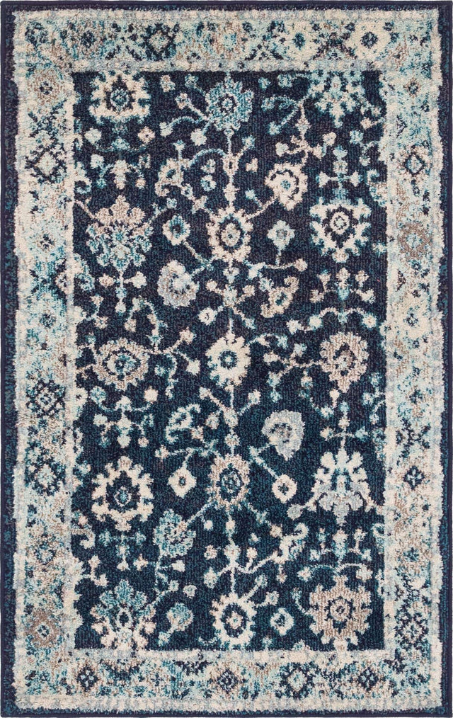 Navy Blue 3' 1 x 5' 3 Penrose Rectangle Area Rug