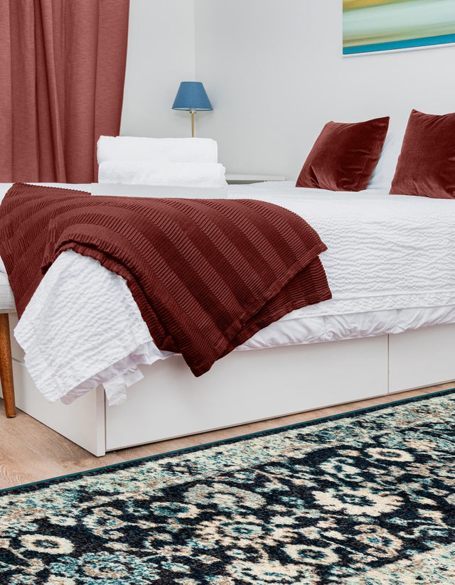 Navy Blue 2' x 6' 1 Penrose Runner Area Rug