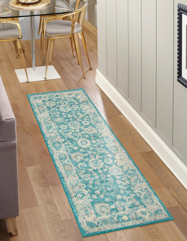 Turquoise 2' x 6' 1 Penrose Runner Area Rug