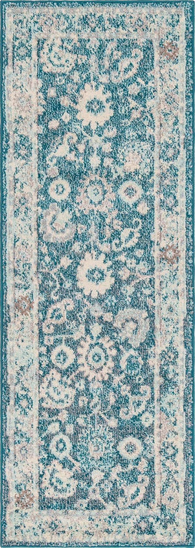 Turquoise 2' x 6' 1 Penrose Runner Area Rug