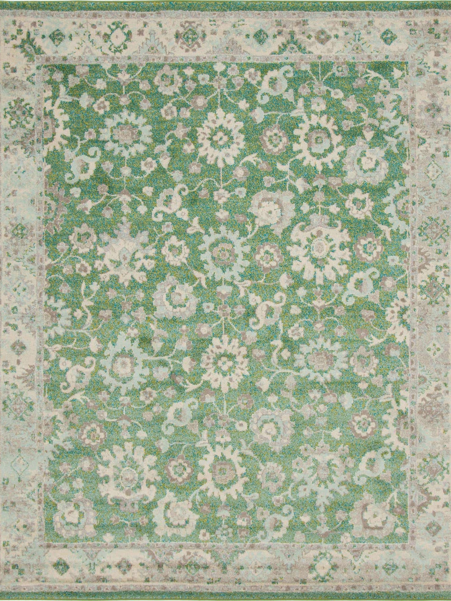 Green 7' 10 x 10' Penrose Rectangle Area Rug