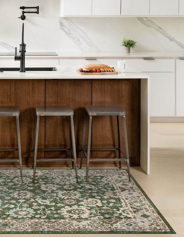 Green 2' x 3' 1 Penrose Rectangle Area Rug