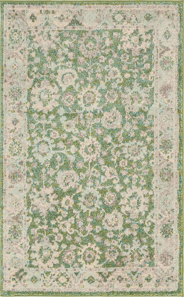 Green 3' 1 x 5' 3 Penrose Rectangle Area Rug