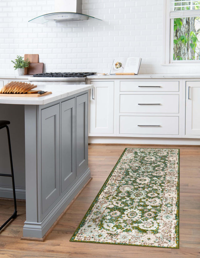 Green 2' x 6' 1 Penrose Runner Area Rug