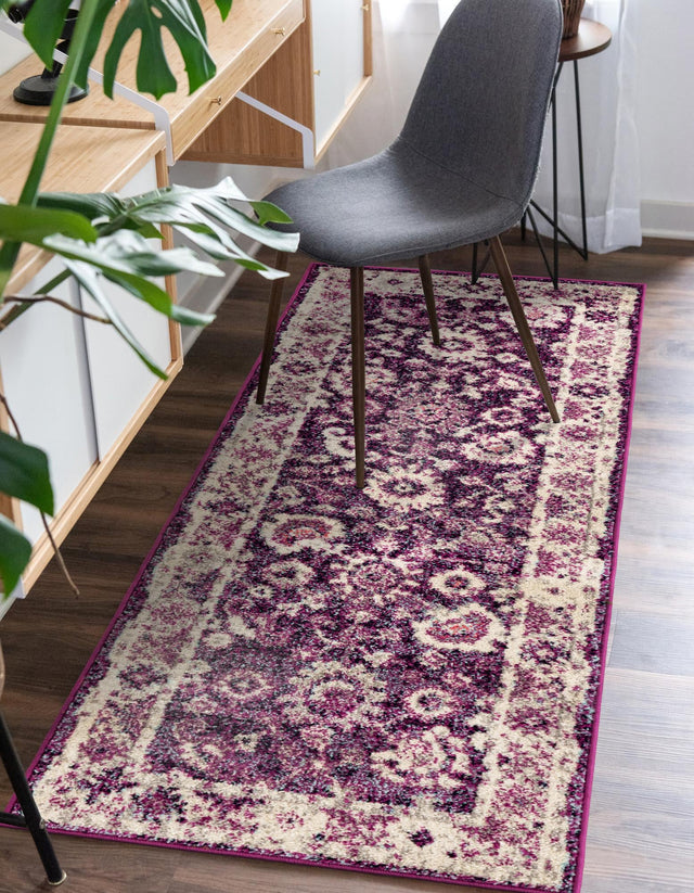 Purple 2' x 6' 1 Penrose Runner Area Rug