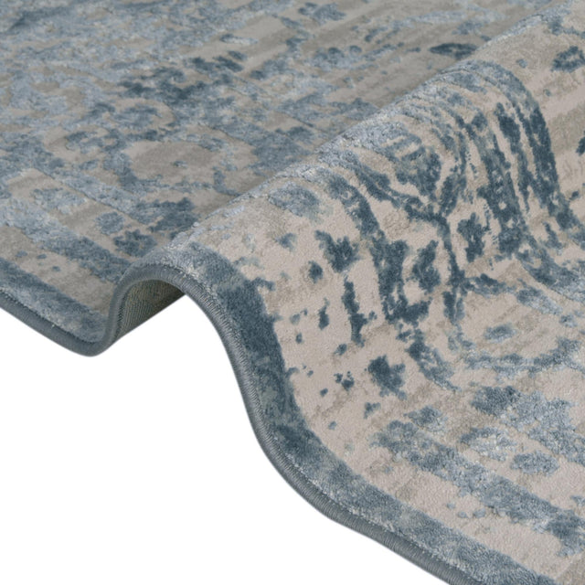Light Blue 2' 2 x 3' Aberdeen Rectangle Area Rug 60% Polypropylene & 40% Polyester Living Dining Office Room Carpet for Sale at Rug Engine