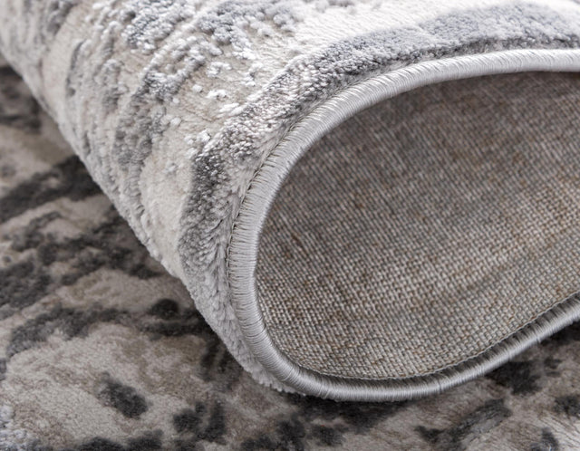 Gray 5' 1 x 8' Aberdeen Rectangle Area Rug 60% Polypropylene & 40% Polyester Living Dining Office Room Carpet for Sale at Rug Engine