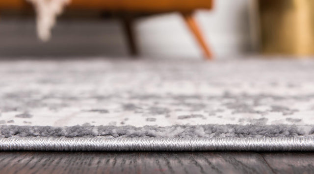 Gray 4' 1 x 6' 1 Aberdeen Rectangle Area Rug 60% Polypropylene & 40% Polyester Living Dining Office Room Carpet for Sale at Rug Engine