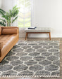 Gray 8' x 10' Hygge Shag Rectangle Area Rug Thick Soft Touch Fluffy & Plush Shaggy Pile 100% Polypropylene With Jute Backing Modern Carpet for Sale at Rug Engine