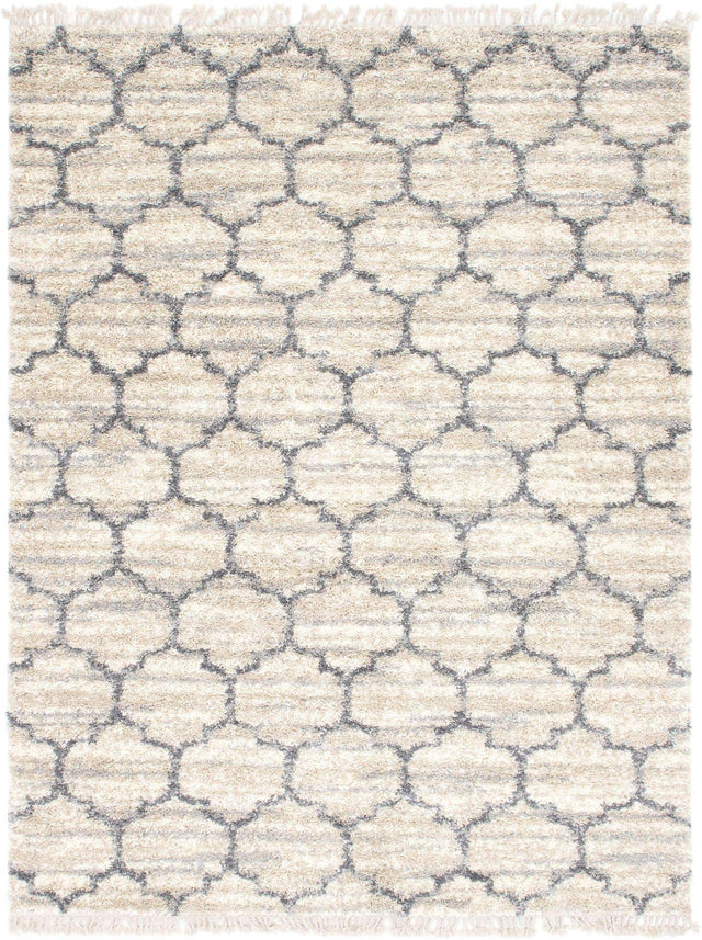 Beige 9' x 12' 2 Hygge Shag Rectangle Area Rug Thick Soft Touch Fluffy & Plush Shaggy Pile 100% Polypropylene With Jute Backing Modern Carpet for Sale at Rug Engine
