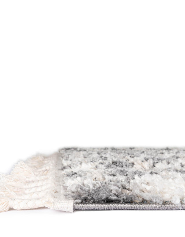 Gray 2' 7 x 8' 2 Hygge Shag Runner Area Rug Thick Soft Touch Fluffy & Plush Shaggy Pile 100% Polypropylene With Jute Backing Modern Carpet for Sale at Rug Engine