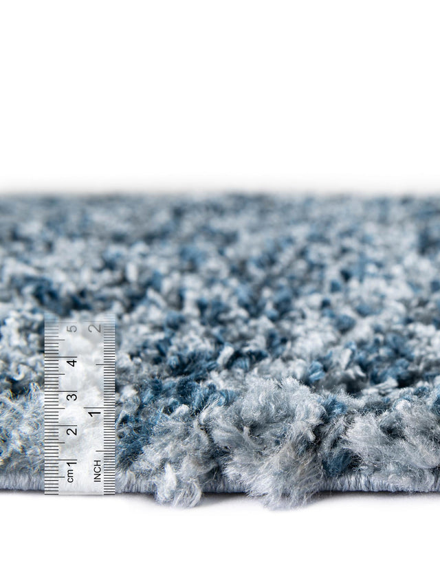 Blue 8' x 10' Hygge Shag Rectangle Area Rug Thick Soft Touch Fluffy & Plush Shaggy Pile 100% Polypropylene With Jute Backing Modern Carpet for Sale at Rug Engine