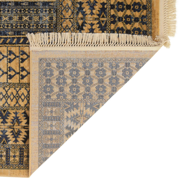 Beige 2' 2 x 6' District Runner Area Rug 100% Polypropylene Easy Clean Stain Resistant Traditional Pattern Classic Carpet for Indoor Dining Living Office for Sale at Rug Engine