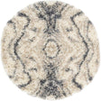 Gray 3' 3 x 3' 3 Hygge Shag Round Area Rug Thick Soft Touch Fluffy & Plush Shaggy Pile 100% Polypropylene With Jute Backing Modern Carpet for Sale at Rug Engine