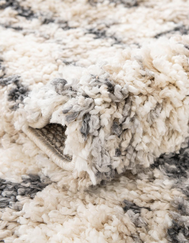 Gray 8' x 8' Hygge Shag Square Area Rug Thick Soft Touch Fluffy & Plush Shaggy Pile 100% Polypropylene With Jute Backing Modern Carpet for Sale at Rug Engine