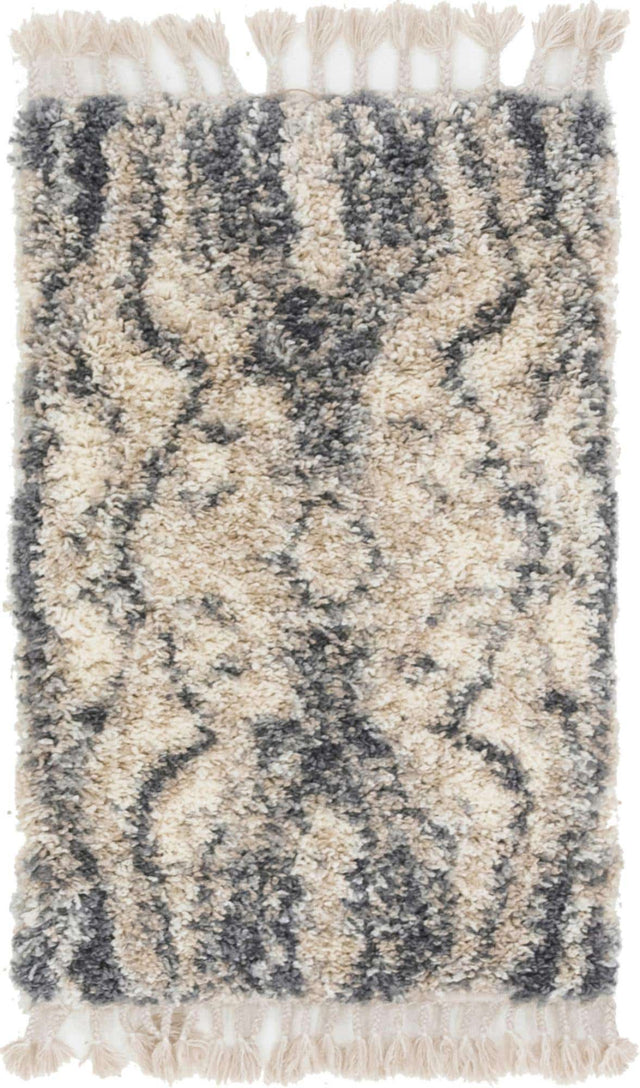 Gray 2' 2 x 3' 1 Hygge Shag Rectangle Area Rug Thick Soft Touch Fluffy & Plush Shaggy Pile 100% Polypropylene With Jute Backing Modern Carpet for Sale at Rug Engine