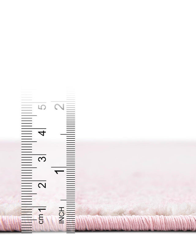 Pink 6' 1 x 9' Bromley Rectangle Area Rug 100% Polypropylene With Cotton Backing Vintage Distressed Colorful Traditional Carpet for Living Dining Rooms Offices for Sale at Rug Engine