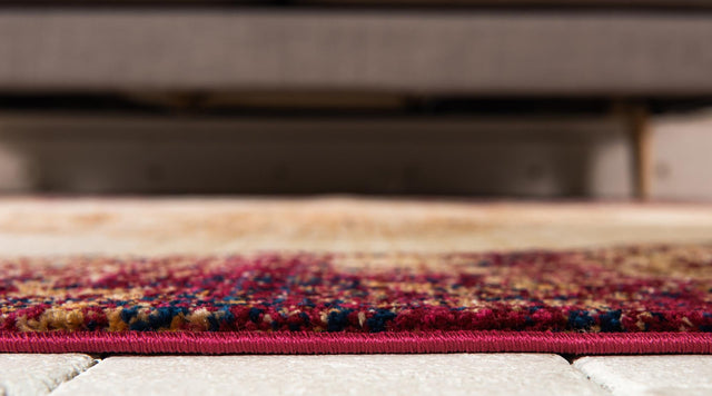 Red 4' 1 x 6' 1 Dorchester Rectangle Area Rug 100% Polypropylene With Cotton Foundation Carpet for Living, Dining, Office, Bedrooms for Sale at Rug Engine