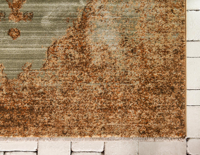Light Green 4' 1 x 6' 1 Dorchester Rectangle Area Rug 100% Polypropylene With Cotton Foundation Carpet for Living, Dining, Office, Bedrooms for Sale at Rug Engine