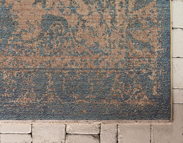 Blue 4' 5 x 4' 5 Dorchester Square Area Rug 100% Polypropylene With Cotton Foundation Carpet for Living, Dining, Office, Bedrooms for Sale at Rug Engine