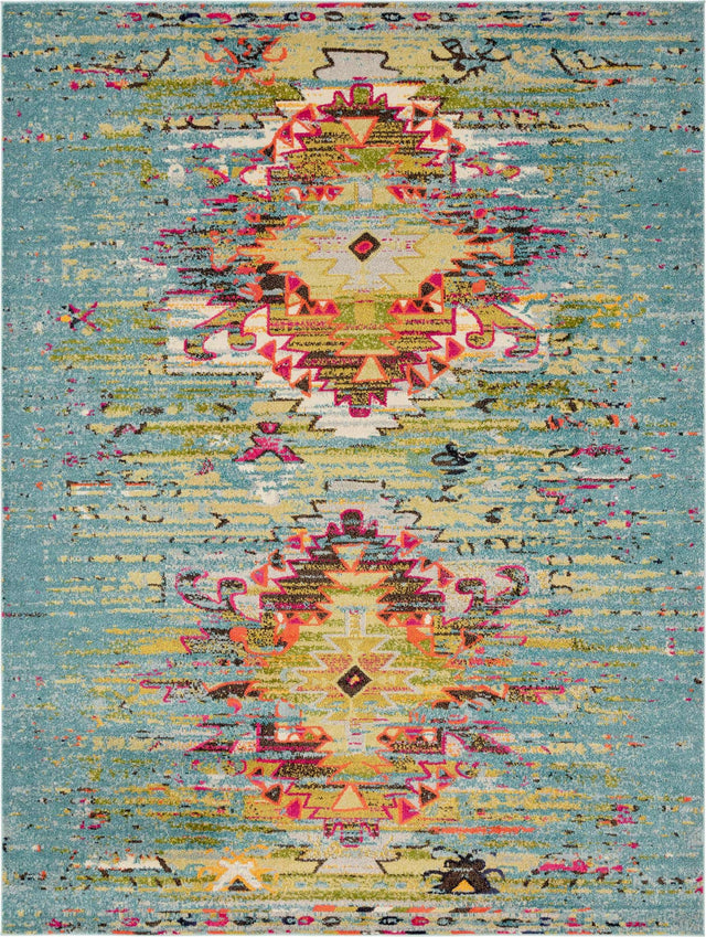 Turquoise 9' 10 x 13' 1 Vita Rectangle Area Rug