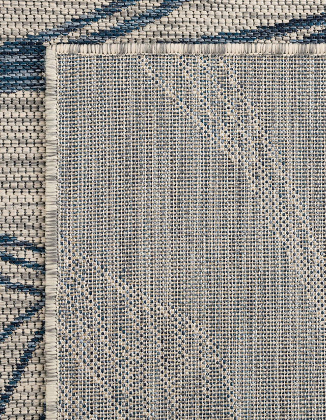 Light Gray 9' x 12' Outdoor Botanical Rectangle Area Rug Weather Resistant for Patio, Deck, Terrace, Balcony, Porch Polypropylene Garden Floral Tropical Carpet for Sale at Rug Engine