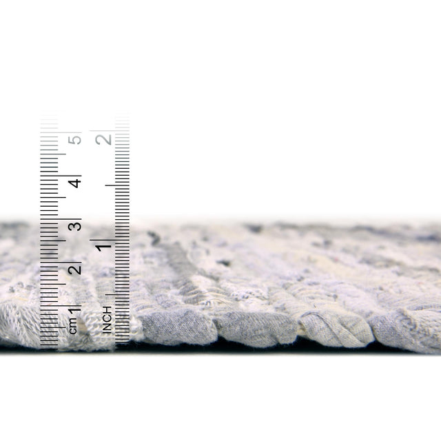 Gray 9' x 12' Chindi Cotton Rectangle Area Rug Interior Design Home Decor Carpet Mat for Sale at Rug Engine