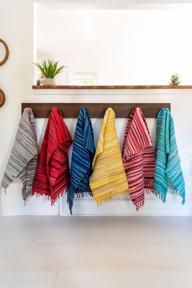 Pink 8' x 10' Chindi Cotton Rectangle Area Rug Interior Design Home Decor Carpet Mat for Sale at Rug Engine