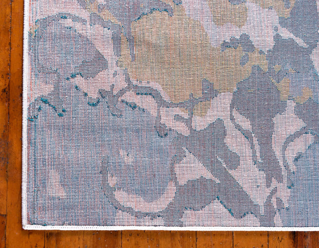 Light Blue 2' x 6' Open Hearts Runner Area Rug 100% Polypropylene Colorful Vivid Modern Abstract Carpet for Interior Home Decor for Sale at Rug Engine