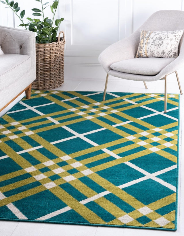 Green 1' 8 x 1' 8 Open Hearts Sample Area Rug 100% Polypropylene Colorful Vivid Modern Abstract Carpet for Interior Home Decor for Sale at Rug Engine