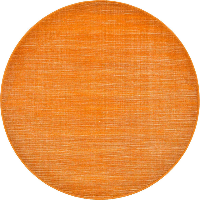 Salmon 3' 7 x 3' 7 Williamsburg Round Area Rug 100% Polypropylene With Cotton Backing Durable Easy Clean Stain Resistant Carpet for Sale at Rug Engine