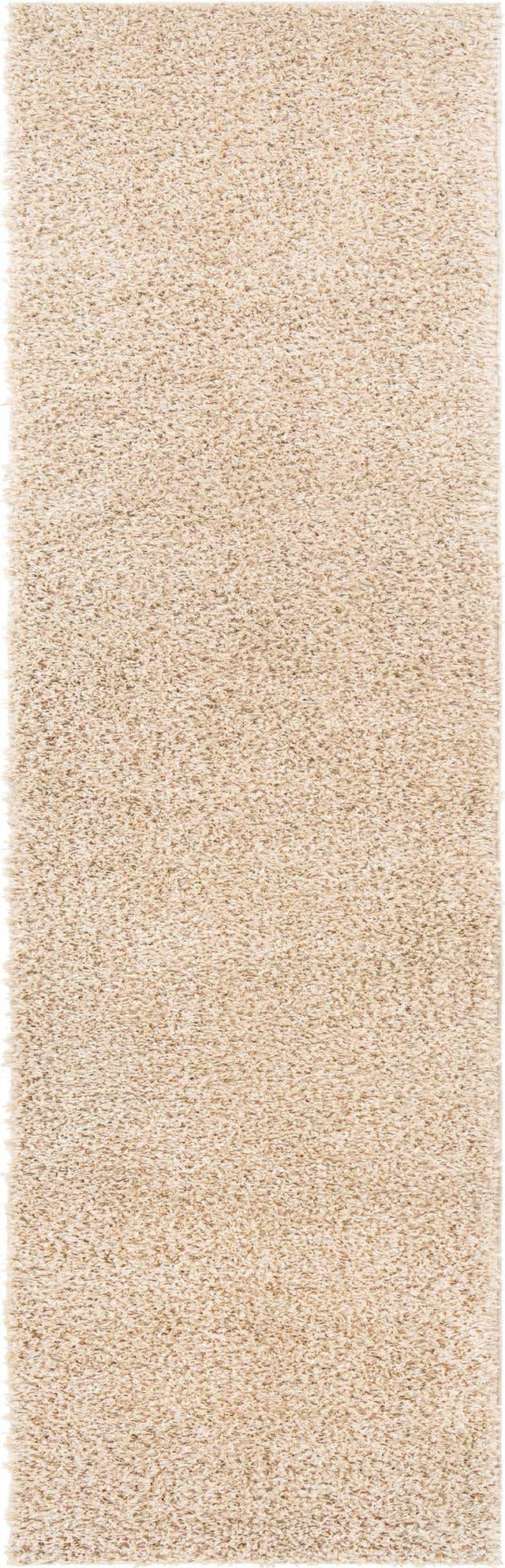 Linen 2' x 7' 1 Davos Shag Runner Area Rug Thick Soft Touch Fluffy & Plush Shaggy Pile 100% Polypropylene Carpet for Living Dining Bedrooms Office for Sale at Rug Engine