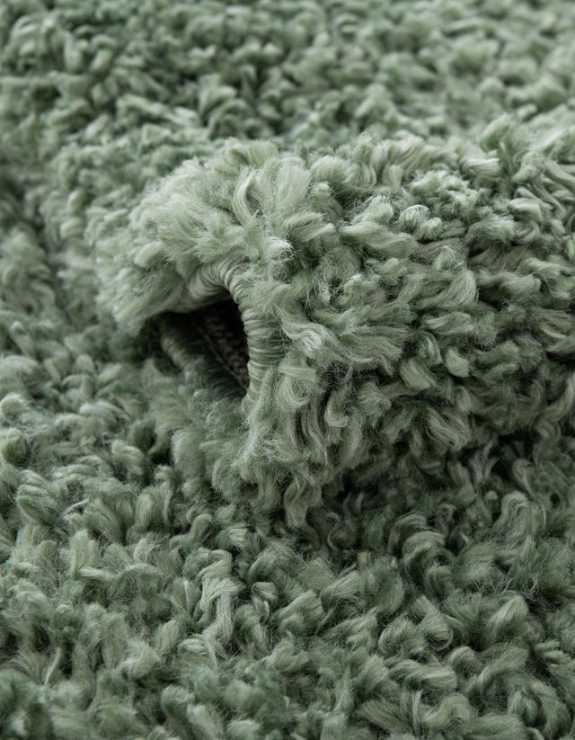 Sage 7' 10 x 7' 10 Davos Shag Round Area Rug Thick Soft Touch Fluffy & Plush Shaggy Pile 100% Polypropylene Carpet for Living Dining Bedrooms Office for Sale at Rug Engine