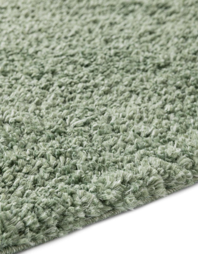 Sage 3' 1 x 3' 1 Davos Shag Round Area Rug Thick Soft Touch Fluffy & Plush Shaggy Pile 100% Polypropylene Carpet for Living Dining Bedrooms Office for Sale at Rug Engine