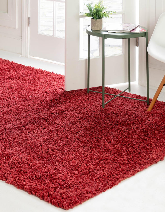 Poppy 7' 1 x 10' Davos Shag Rectangle Area Rug Thick Soft Touch Fluffy & Plush Shaggy Pile 100% Polypropylene Carpet for Living Dining Bedrooms Office for Sale at Rug Engine