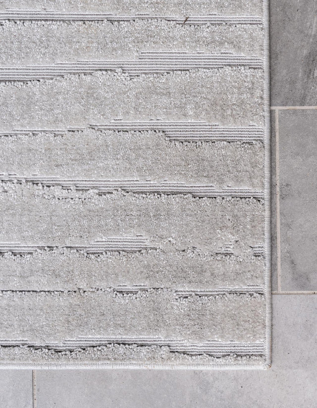 Gray 2' x 6' 1 Sabrina Soto Outdoor Runner Area Rug Weather Resistant for Patio, Deck, Terrace, Balcony, Porch Durable Carpet for Exterior Home Design for Sale at Rug Engine