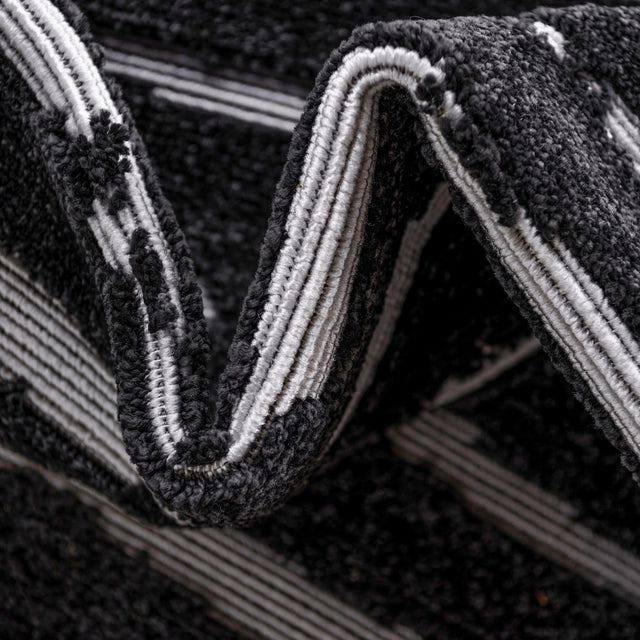 Dark Gray 2' x 6' 1 Sabrina Soto Outdoor Runner Area Rug Weather Resistant for Patio, Deck, Terrace, Balcony, Porch Durable Carpet for Exterior Home Design for Sale at Rug Engine