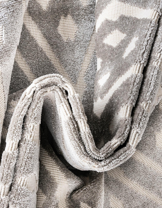Gray 2' x 6' 1 Sabrina Soto Outdoor Runner Area Rug Weather Resistant for Patio, Deck, Terrace, Balcony, Porch Durable Carpet for Exterior Home Design for Sale at Rug Engine