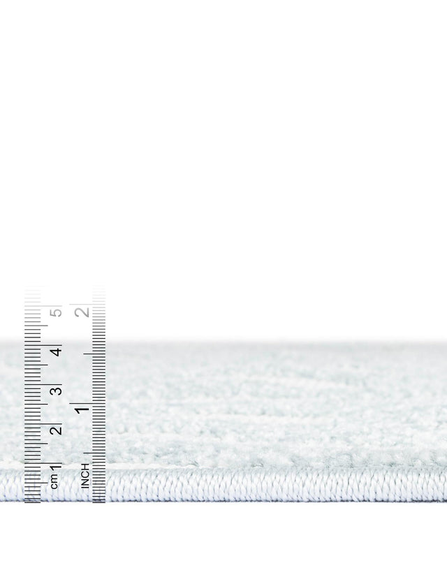 Light Blue 4' 1 x 6' 1 Sabrina Soto Outdoor Rectangle Area Rug Weather Resistant for Patio, Deck, Terrace, Balcony, Porch