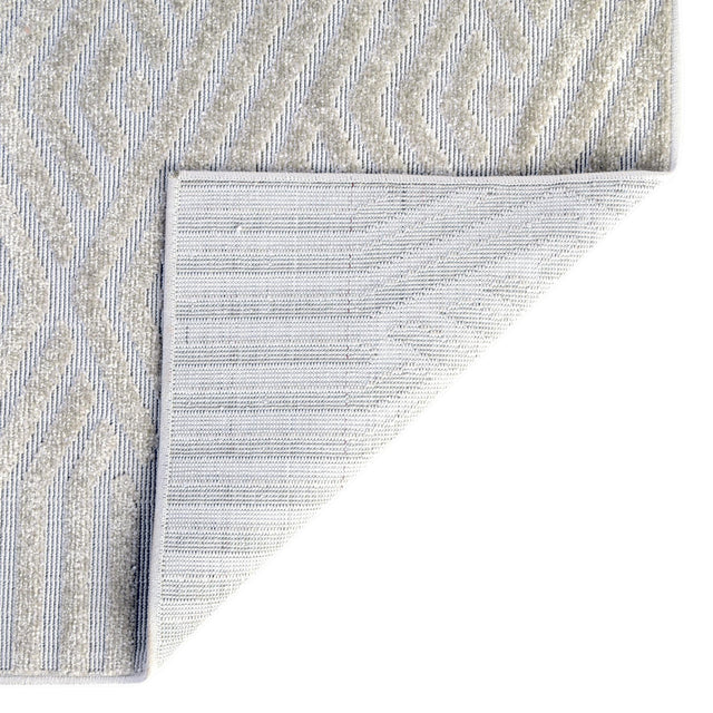 Gray 4' 1 x 6' 1 Sabrina Soto Outdoor Rectangle Area Rug Weather Resistant for Patio, Deck, Terrace, Balcony, Porch Durable Carpet for Exterior Home Design for Sale at Rug Engine