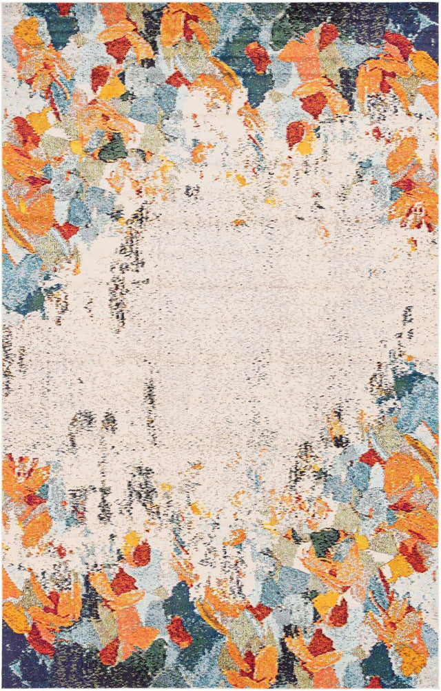 Multicolor 10' 6 x 16' 5 Chromatic Rectangle Area Rug 100% Polypropylene With Cotton Backing Abstract Modern Colorful Carpet Mat for Home Decor & Interior Design for Sale at Rug Engine