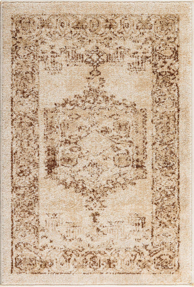 Beige 2' 2 x 3' Utopia Rectangle Area Rug Traditional Vintage Persian Inspired Vivid Color Durable Carpet for Unique Interiors for Sale at Rug Engine