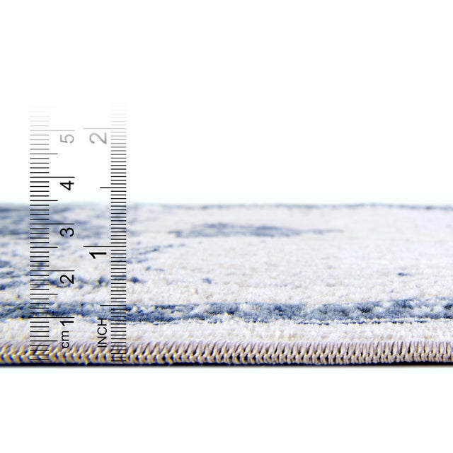 Ivory 2' 2 x 3' Chateau Rectangle Area Rug 85% Polypropylene & 15% Chenille With Cotton Backing Traditional Vintage Distressed Carpet for Classical Interior Design Decorating for Sale at Rug Engine