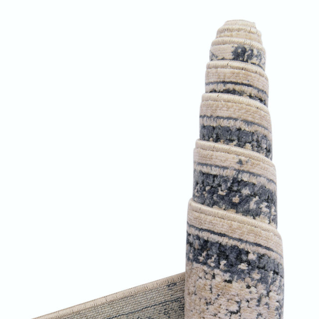 Ivory 2' 2 x 3' Chateau Rectangle Area Rug 85% Polypropylene & 15% Chenille With Cotton Backing Traditional Vintage Distressed Carpet for Classical Interior Design Decorating for Sale at Rug Engine